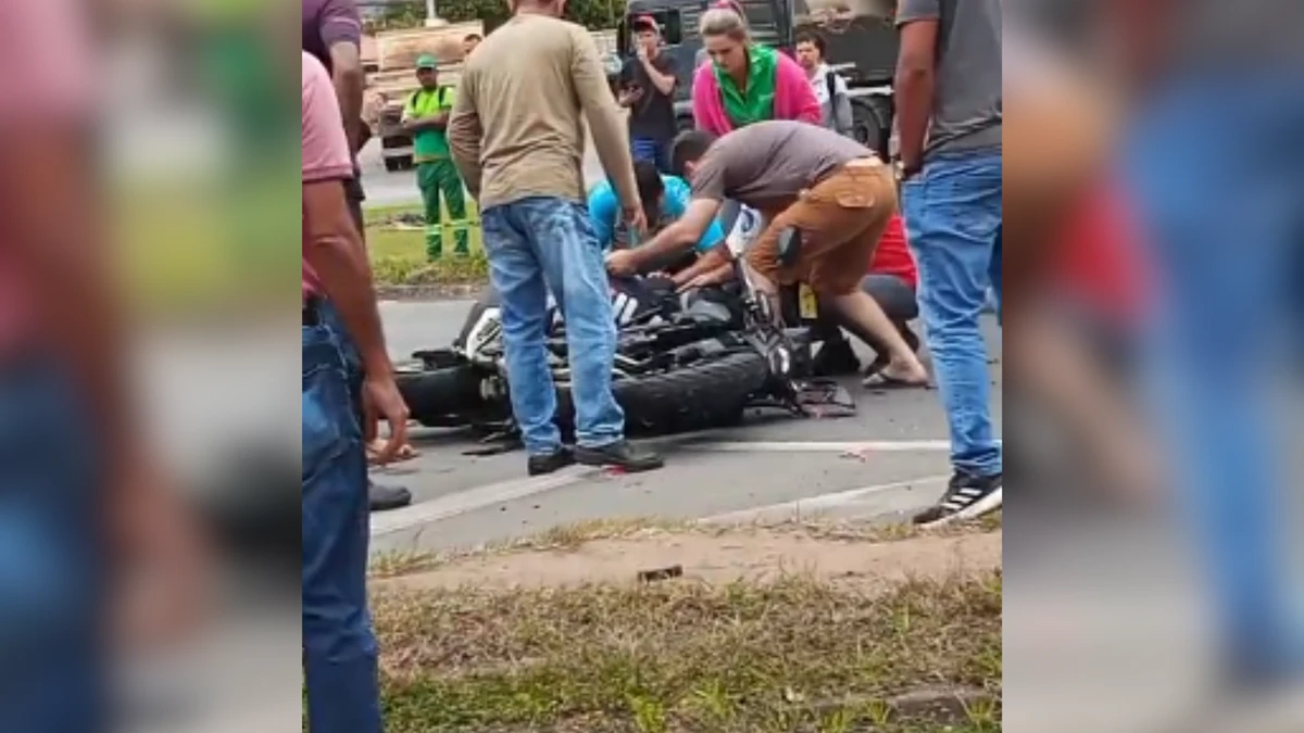 Motociclista fica ferido em mais um acidente em trevo de João Neiva