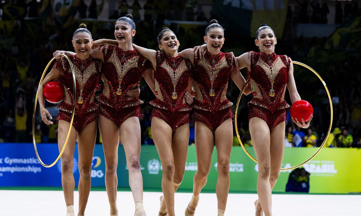 Brasil conquista duas pratas no Mundial de Ginástica Rítmica