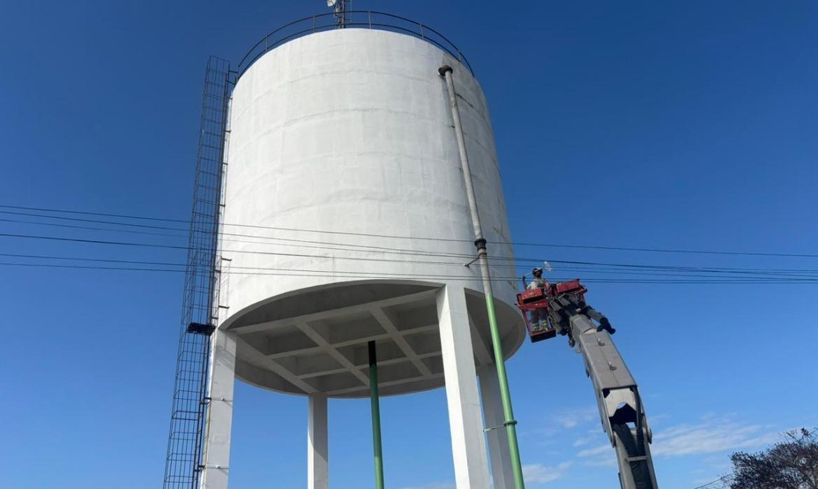 Saae de Aracruz realiza reforma de reservatórios de água tratada