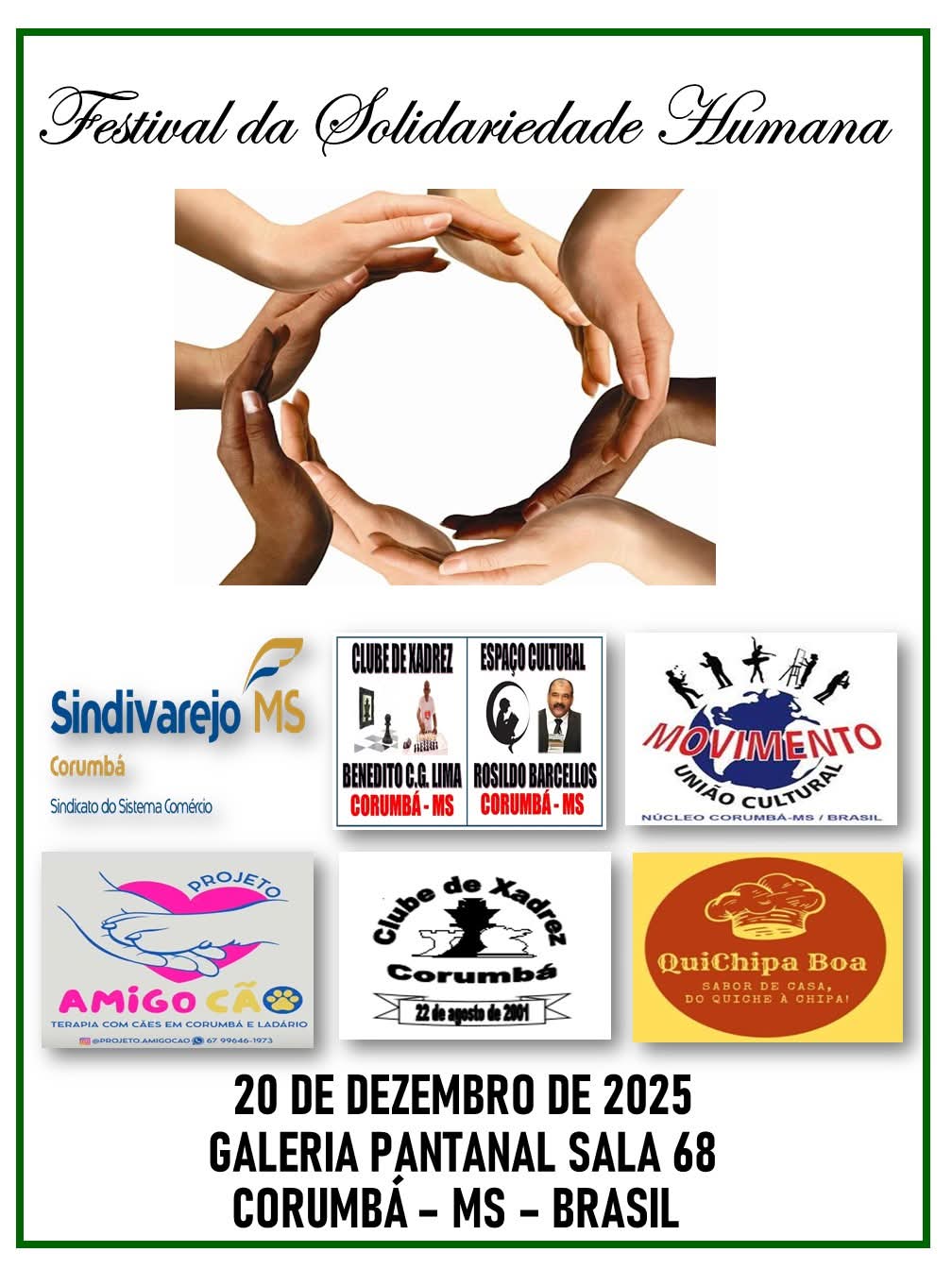 Coluna Rosildo Barcellos | Festival da Solidariedade Humana