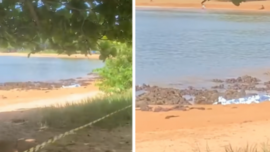 Corpo é encontrado na Praia da Barra do Sahy, em Aracruz; identidade e causa da morte ainda são desconhecidas