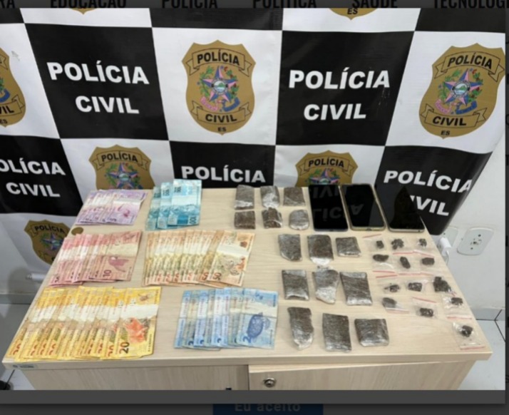 Operação da Polícia Civil resulta em duas prisões em Fundão