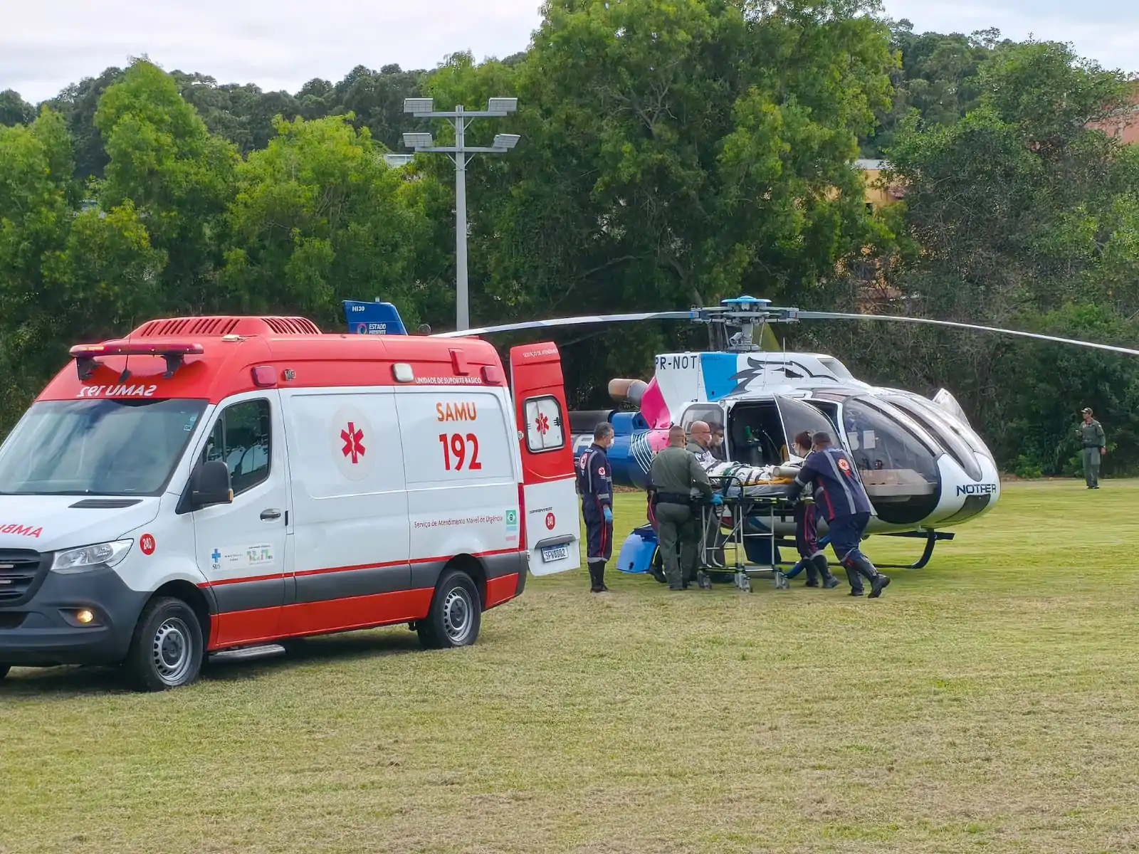 Homem tem 80% do corpo queimado, após explosão de gás em Aracruz
