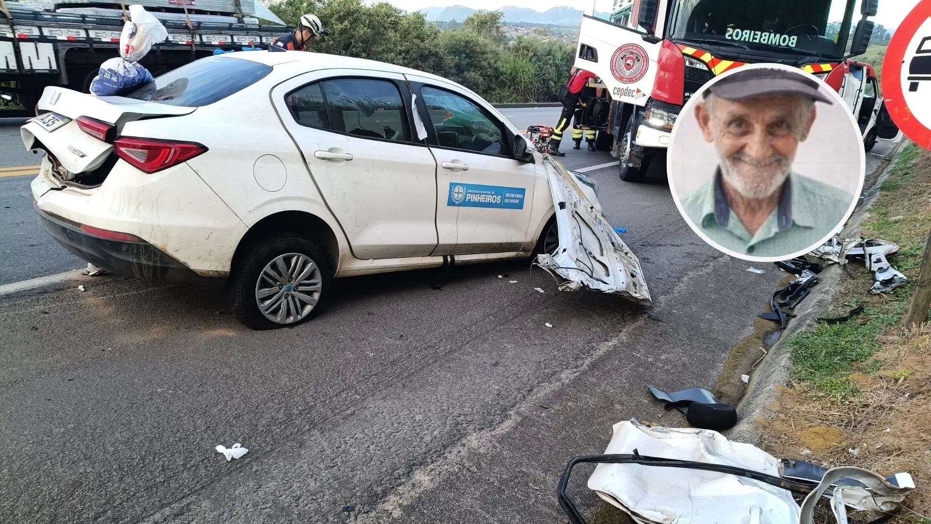 Morre segunda vítima de acidente entre veículos de prefeituras em Aracruz