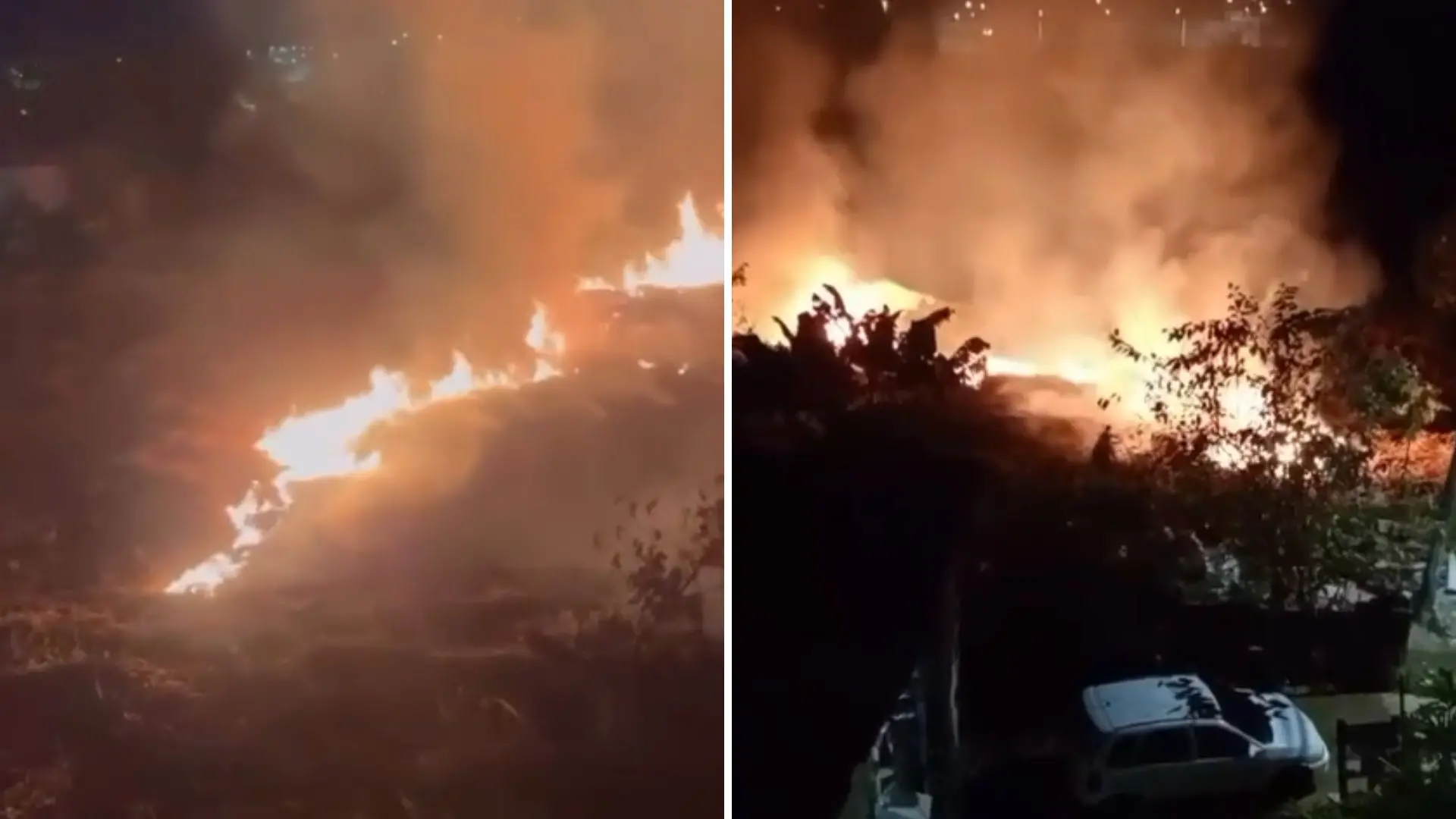 Incêndio atinge área de vegetação em Aracruz