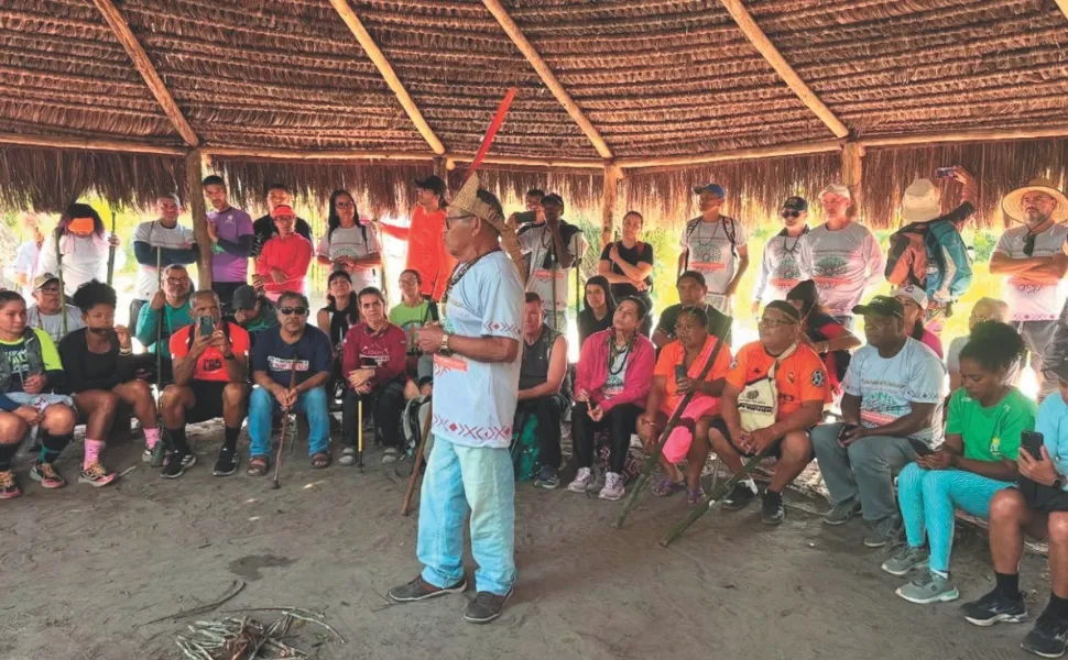 Pastoral Indigenista realiza caminhada entre aldeias