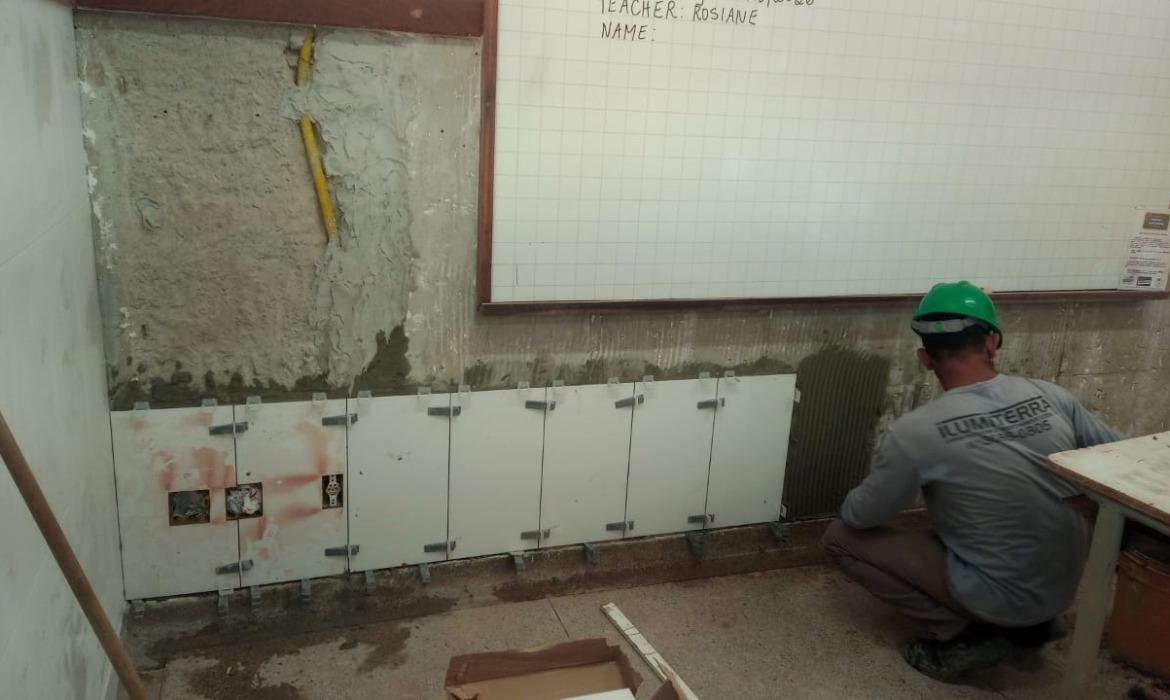 Educação de Aracruz promove dezenas de manutenções em escolas da Rede Municipal de Ensino