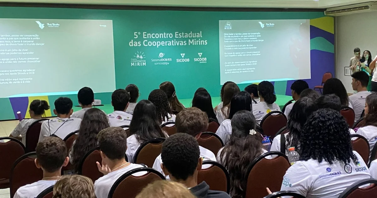 Encontro de cooperativas mirins reúne mais de 200 estudantes em Aracruz